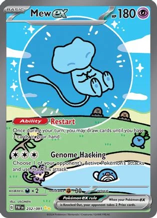 Mew ex - Paldean Fates 232/91 (Special Illustration Rare)