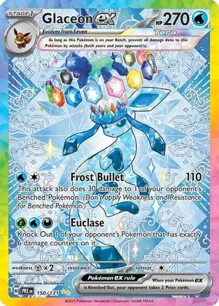 Glaceon ex - Prismatic Evolutions 150/131 (Special Illustration Rare)