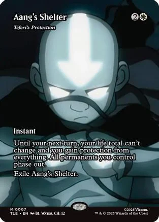 Teferi's Protection (Aang's Shelter) [Borderless] - Avatar: The Last Airbender Eternal #7
