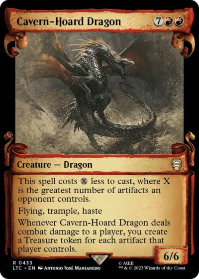 Cavern-Hoard Dragon [Showcase] - Tales of Middle-earth Commander #433