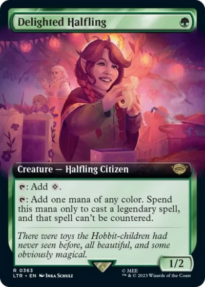 Delighted Halfling [Extended Art] - The Lord of the Rings: Tales of Middle-earth #363