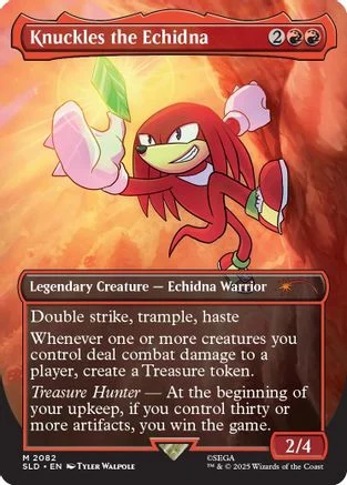 Knuckles the Echidna [Borderless] - Secret Lair Drop #2082