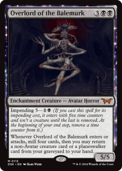 Overlord of the Balemurk - Duskmourn: House of Horror #113