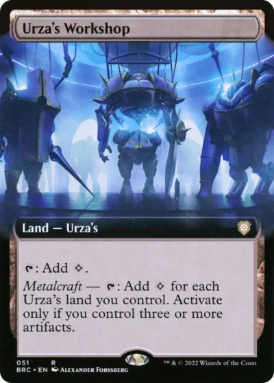 Urza's Workshop [Extended Art] - The Brothers' War Commander #51