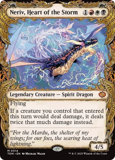 Neriv, Heart of the Storm [Showcase] - Tarkir: Dragonstorm #314