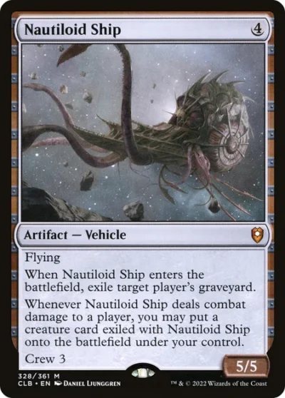 Nautiloid Ship - Commander Legends: Battle for Baldur's Gate #328
