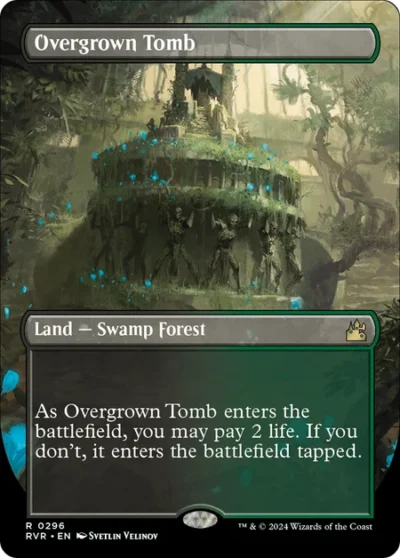 Overgrown Tomb [Borderless] - Ravnica Remastered #296