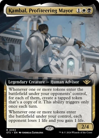 Kambal, Profiteering Mayor [Extended Art] - Outlaws of Thunder Junction #353