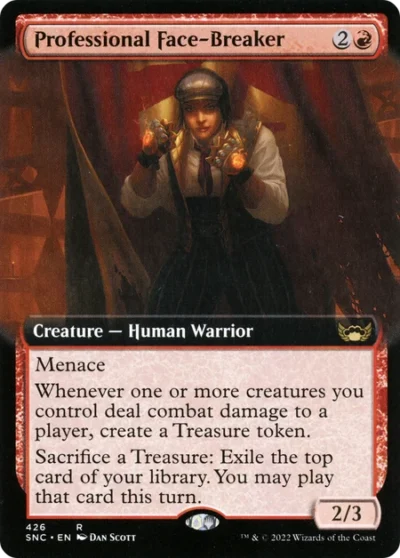Professional Face-Breaker [Extended Art] - Streets of New Capenna #426
