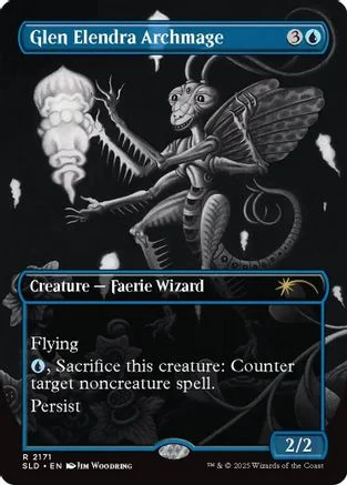 Glen Elendra Archmage [Borderless] - Secret Lair Drop #2171