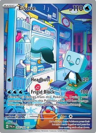 Eiscue - Paldea Evolved 205/193 (Illustration Rare)
