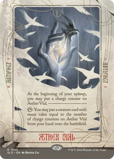 Aether Vial [Borderless] - Secret Lair Drop #1640