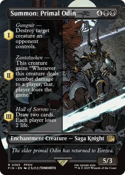 Summon: Primal Odin [Borderless] - Final Fantasy #365
