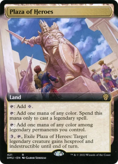 Plaza of Heroes [Extended Art] - Dominaria United #421