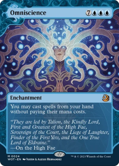 Omniscience [Borderless] - Wilds of Eldraine: Enchanting Tales #24