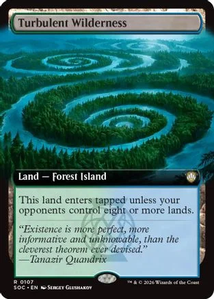 Turbulent Wilderness [Extended Art] - Secrets of Strixhaven Commander #107