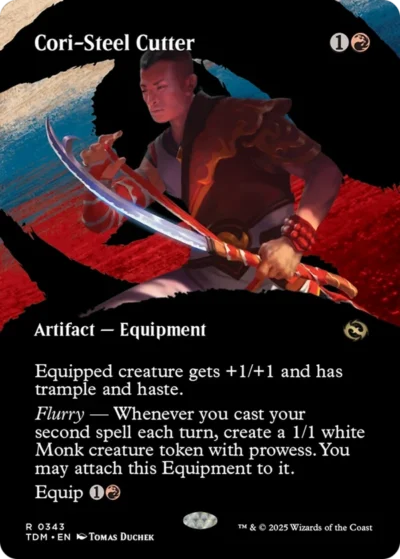 Cori-Steel Cutter [Borderless] - Tarkir: Dragonstorm #343