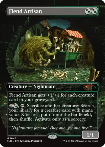 Fiend Artisan [Borderless] - Secret Lair Drop #1645