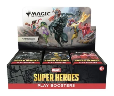 Marvel Super Heroes Play Booster Box, factory sealed