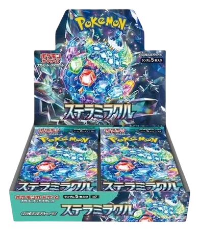 Stellar Miracle Booster Box (Japanese, SV7), factory sealed